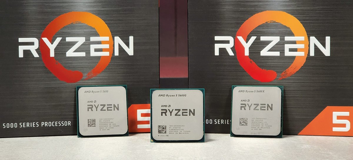 Qual comprar? AMD Ryzen 5 5600 vs Ryzen 5 5600G vs Ryzen 5 5600X